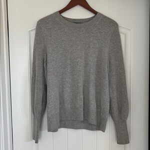Summersalt Gray Extra Fine Merino Wool Cashmere Soft Crewneck Sweater Women’s XL